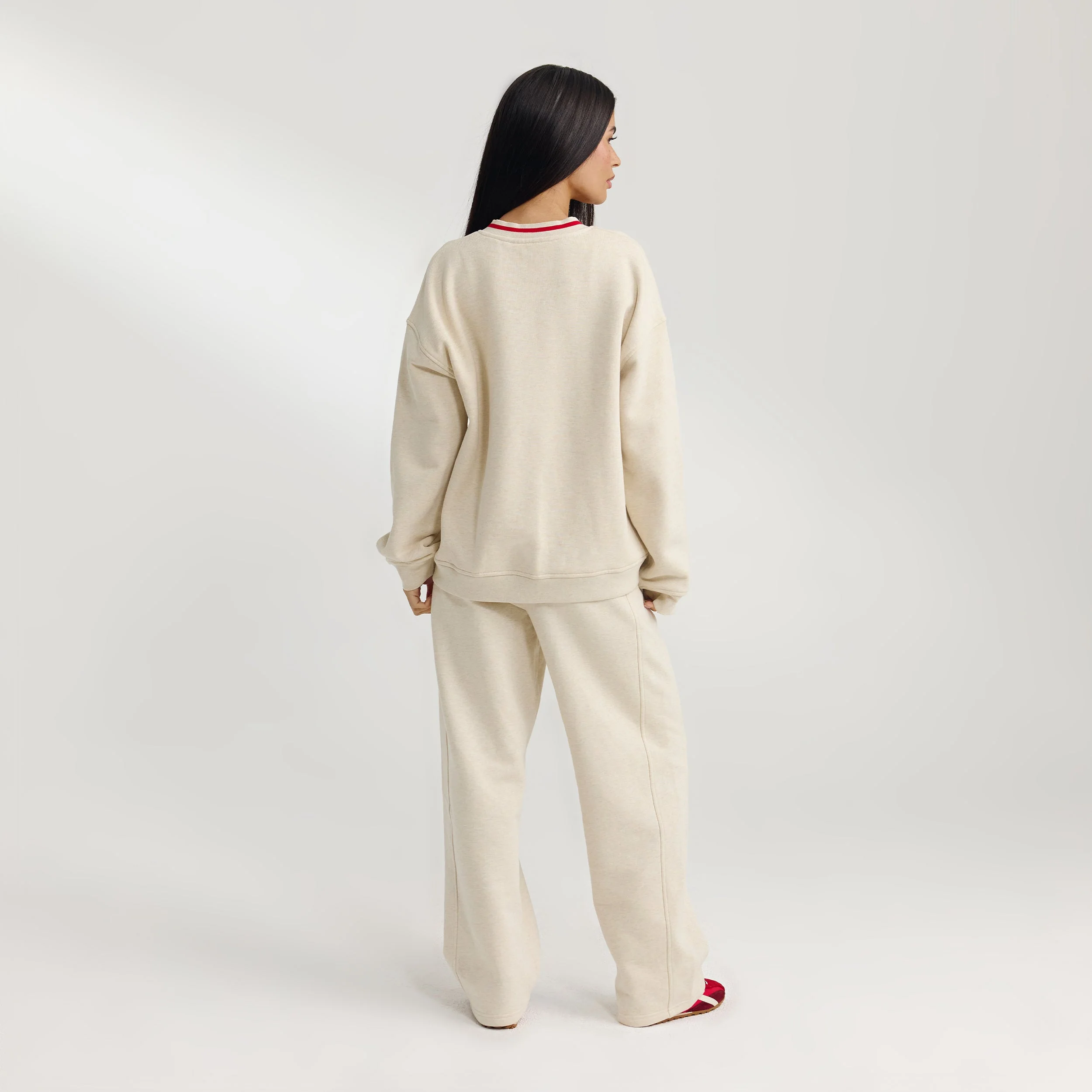 V-Neck Sweater - Oat Marl