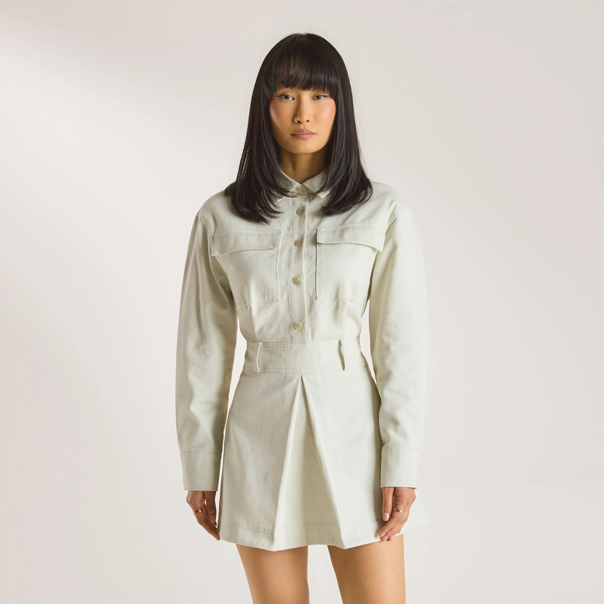 Utility Dress - Stone