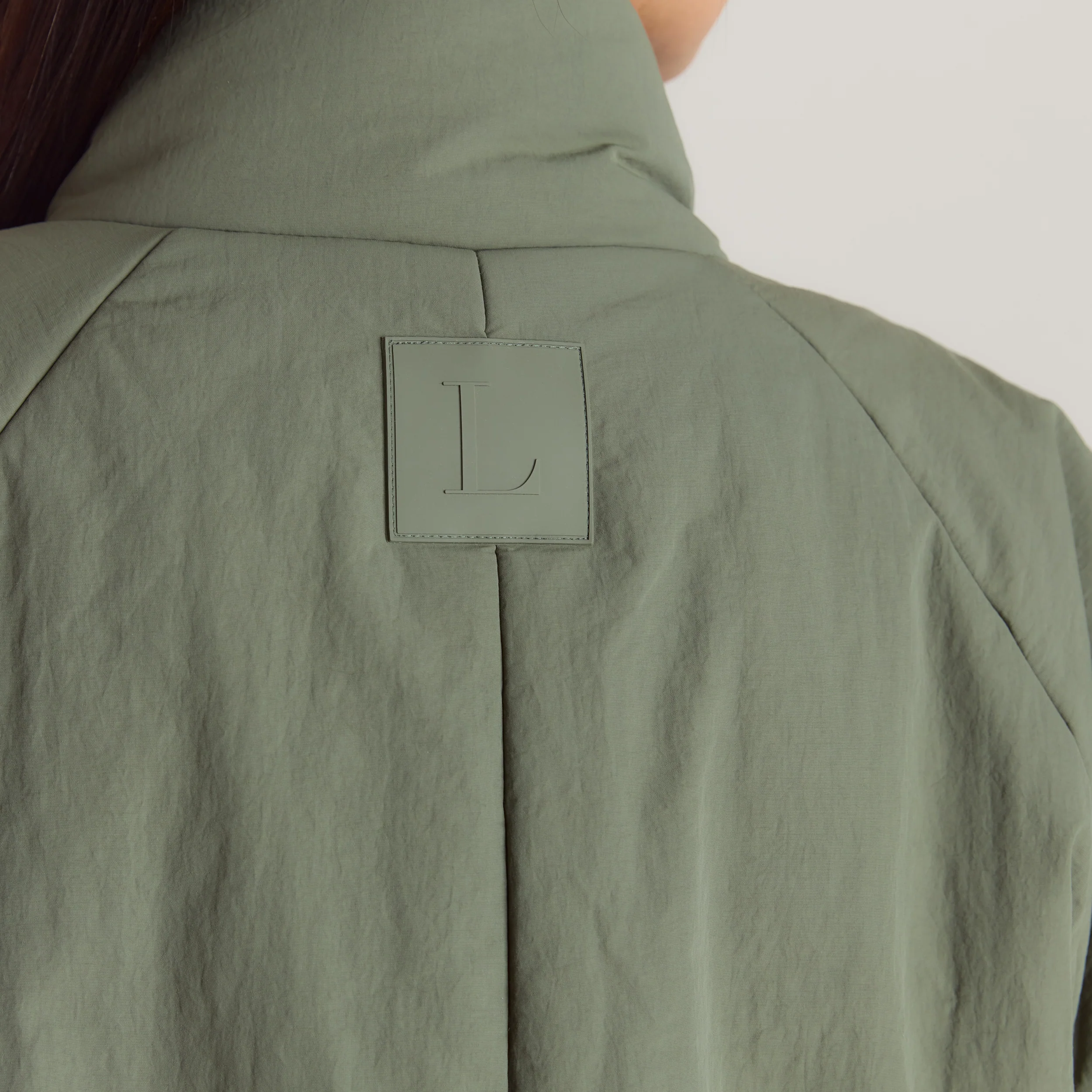 Cocoon Puffer Coat - Sage