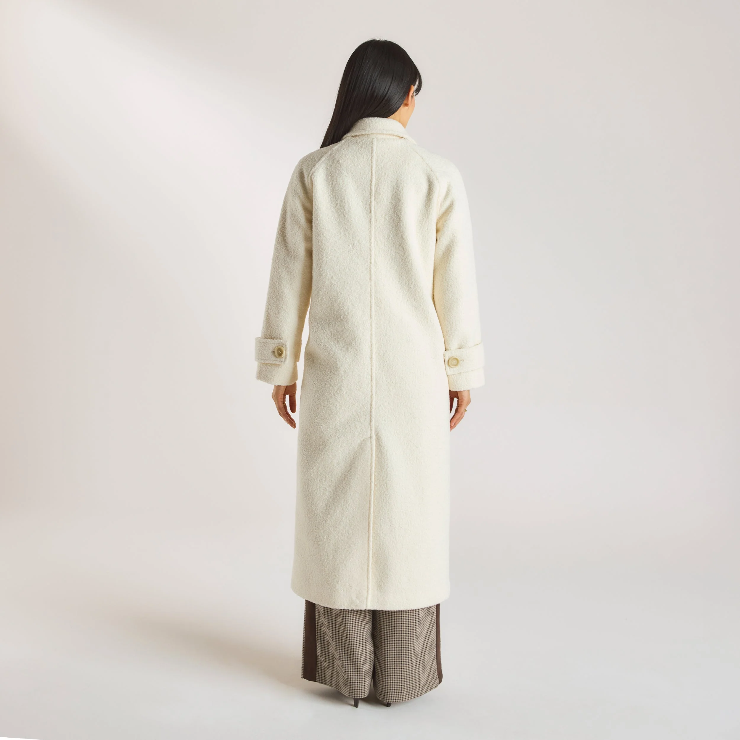 Shearling Coat - Cream