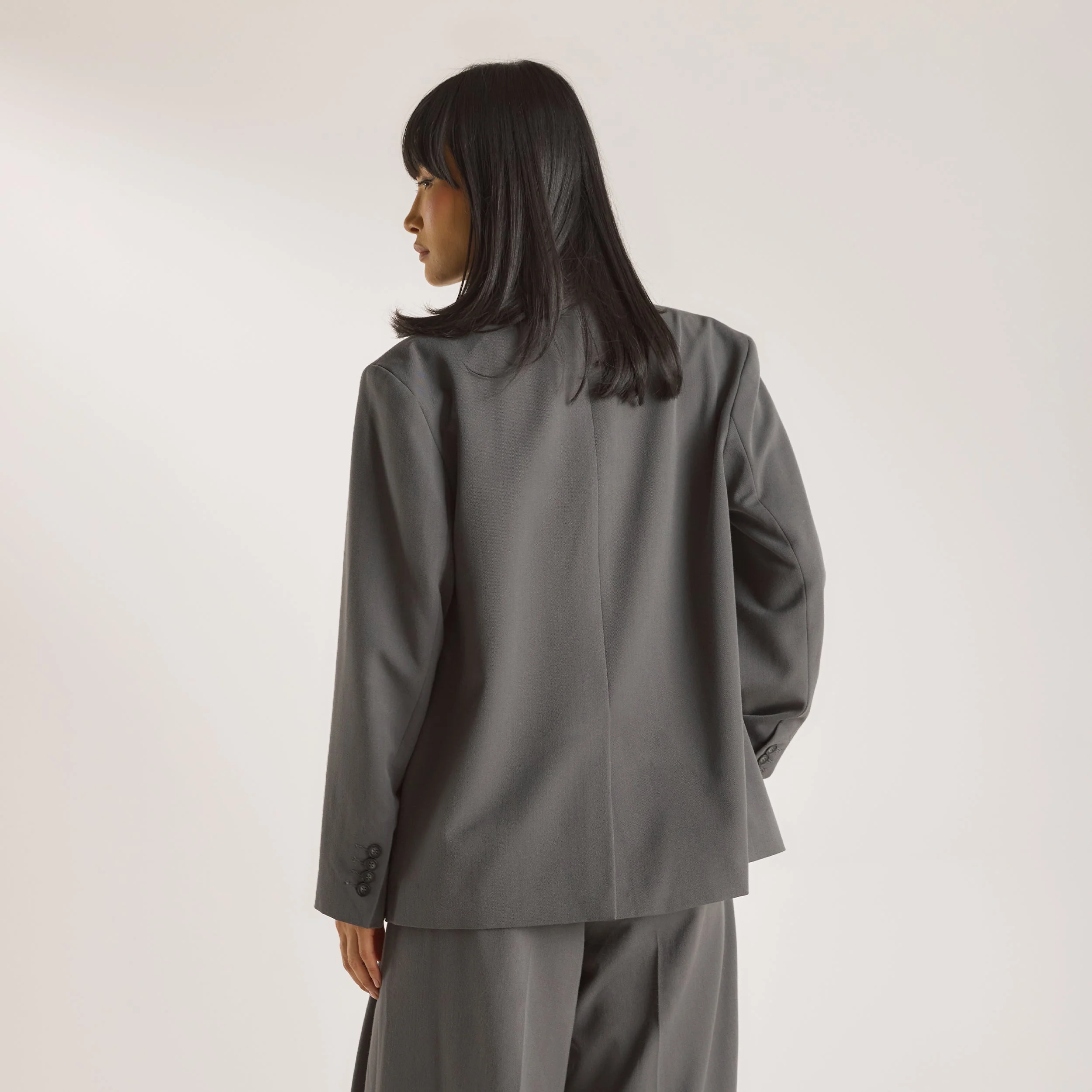 Oversized Blazer - Charcoal