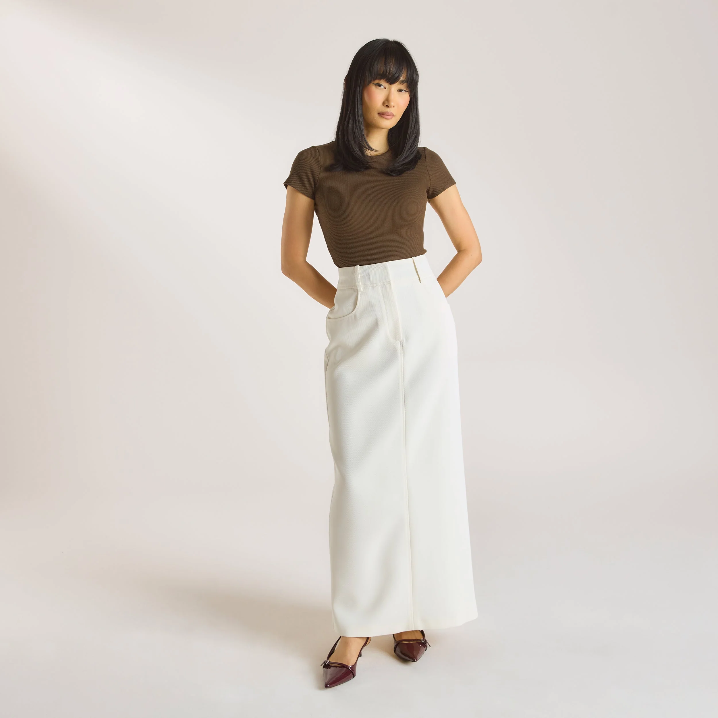 Maxi Skirt - Cream
