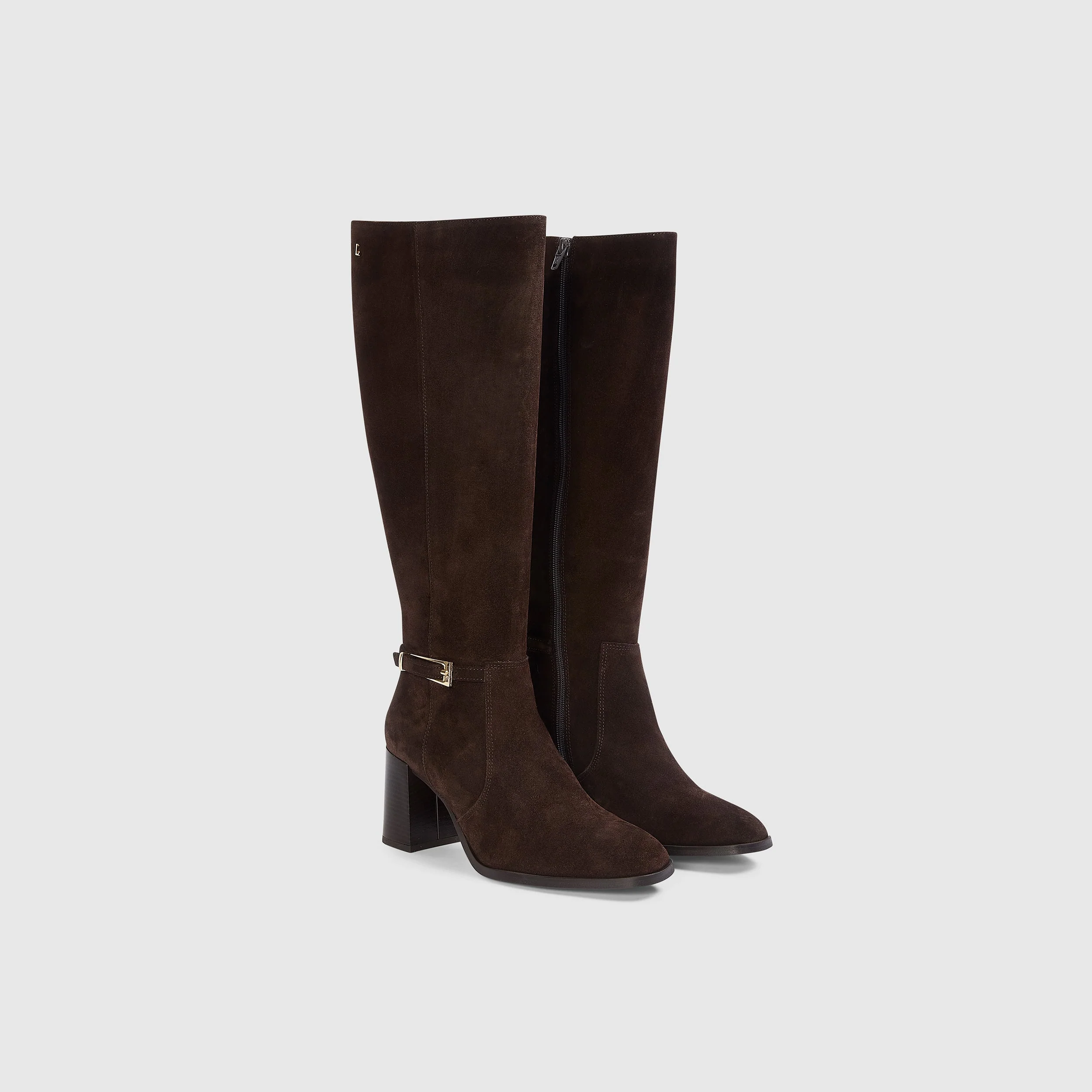 Ivy Knee-High Boots - Chocolate
