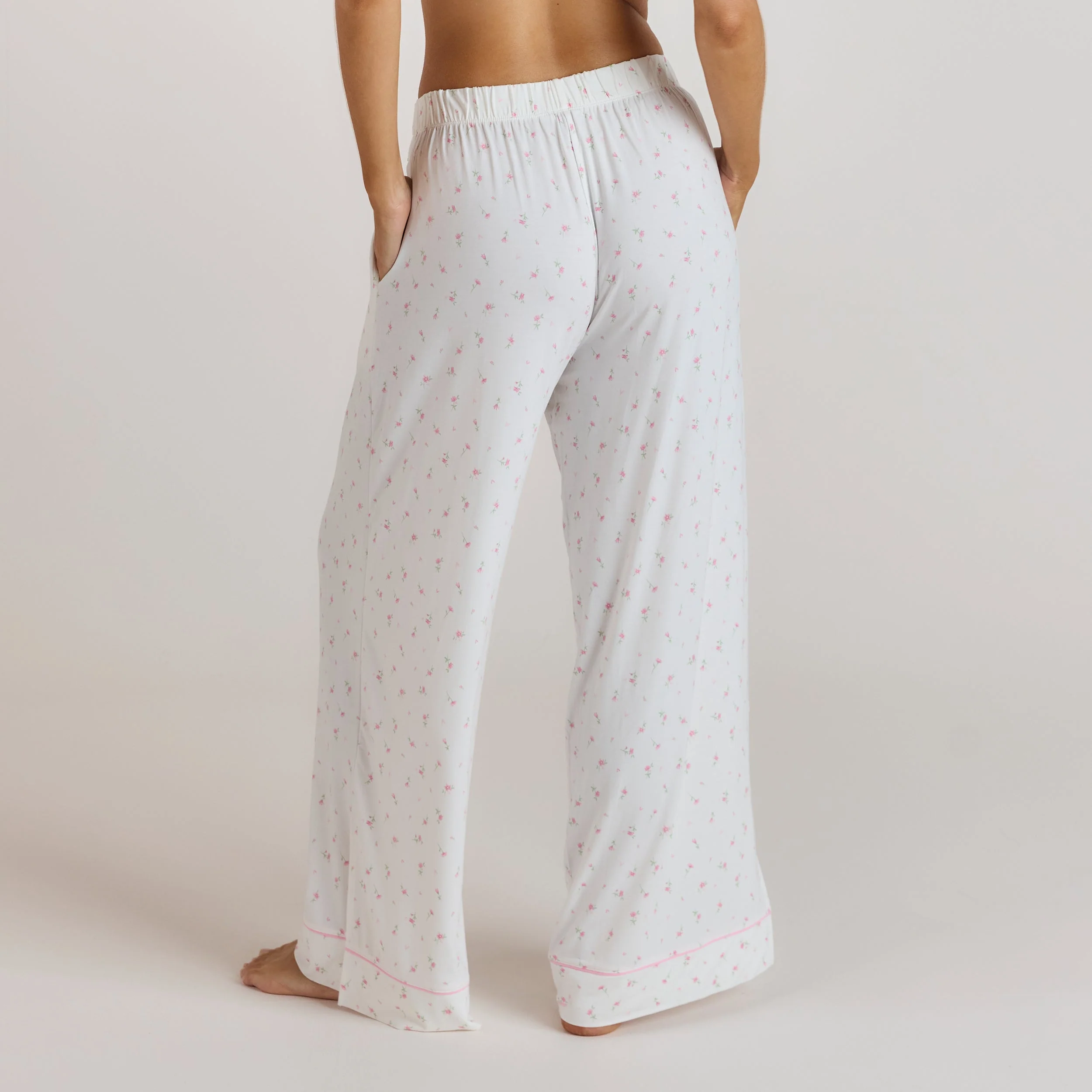 Modal Pajama Pants - Floral Print