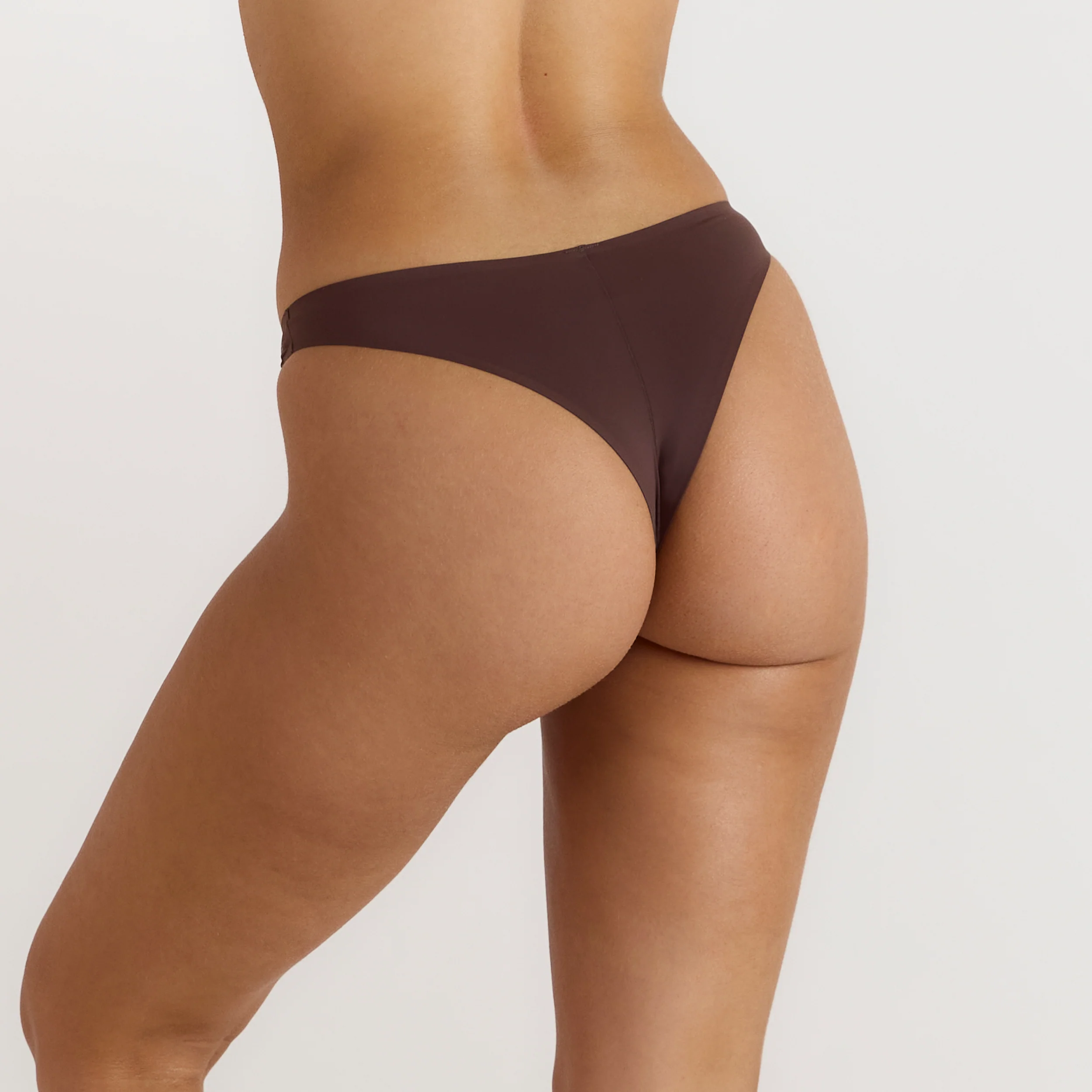 Seamless Brazilian Briefs - Chocolate