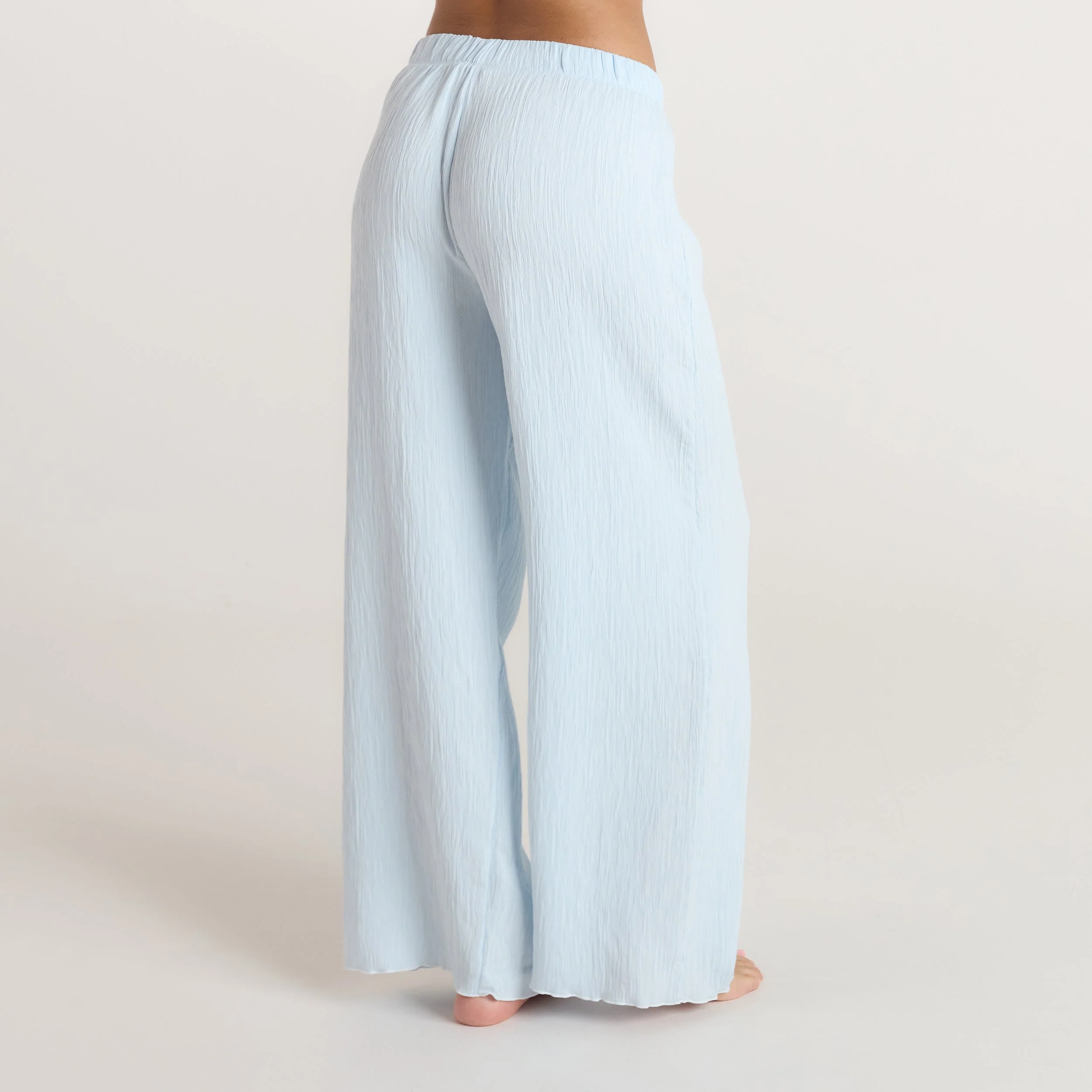Crinkle Pajama Pants - Blue
