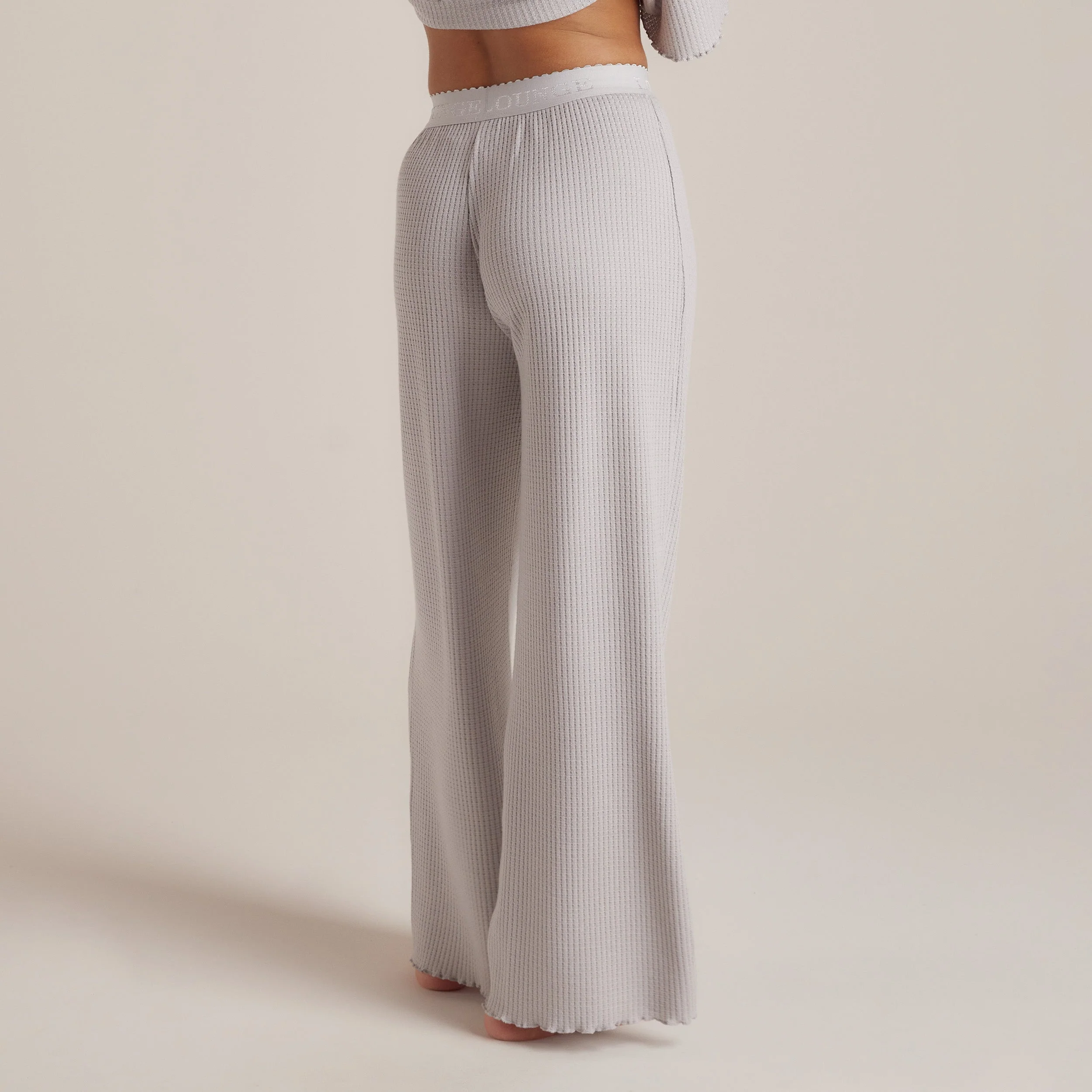 Soft Waffle Pajama Pants - Frost