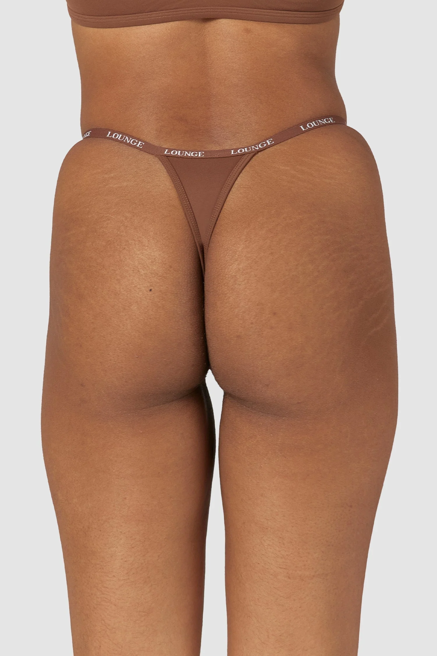 Smooth Thong - Chestnut